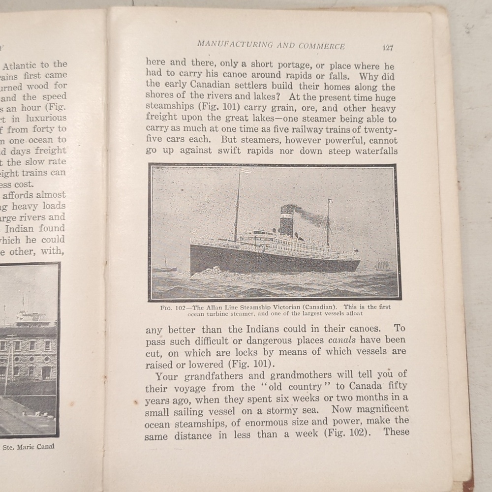 Early 1900's Geography Textbook - Picture 10 of 13